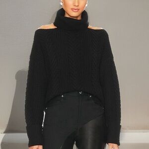 PAIGE - Wool-Blend Lorilee Rollneck Sweater - Size S